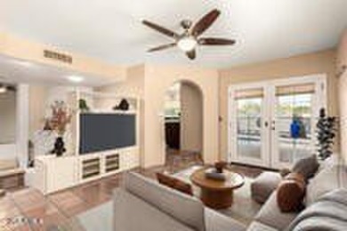 MUST SEE Mediterranean charm in single level patio home w/ rare on Arizona Grand Resort Golf Course in Arizona - for sale on GolfHomes.com, golf home, golf lot