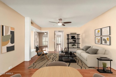 MUST SEE Mediterranean charm in single level patio home w/ rare on Arizona Grand Resort Golf Course in Arizona - for sale on GolfHomes.com, golf home, golf lot