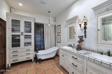 Custom designed, Mediterranean influenced home with imported on Ocotillo Golf Resort  in Arizona - for sale on GolfHomes.com, golf home, golf lot