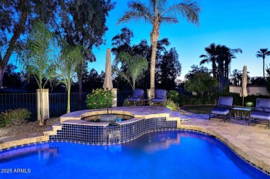 Custom designed, Mediterranean influenced home with imported on Ocotillo Golf Resort  in Arizona - for sale on GolfHomes.com, golf home, golf lot