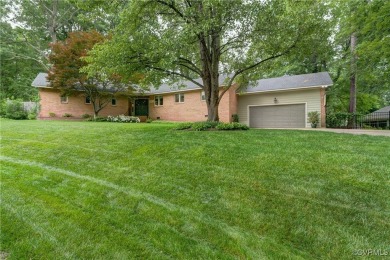 What a Stunner!! All brick, custom, first floor living at its on Willow Oaks Country Club in Virginia - for sale on GolfHomes.com, golf home, golf lot