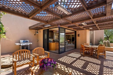 Organic contemporary with breathtaking views of Black Mountain on The Boulders Resort Golf Club in Arizona - for sale on GolfHomes.com, golf home, golf lot