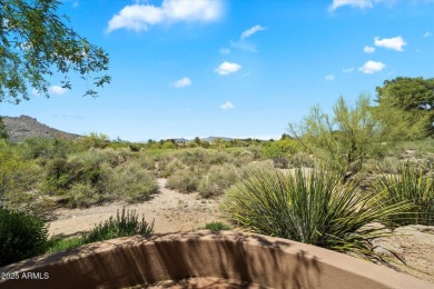 Organic contemporary with breathtaking views of Black Mountain on The Boulders Resort Golf Club in Arizona - for sale on GolfHomes.com, golf home, golf lot
