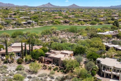 Organic contemporary with breathtaking views of Black Mountain on The Boulders Resort Golf Club in Arizona - for sale on GolfHomes.com, golf home, golf lot