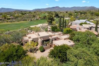 Organic contemporary with breathtaking views of Black Mountain on The Boulders Resort Golf Club in Arizona - for sale on GolfHomes.com, golf home, golf lot