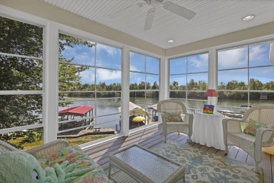 Welcome to your Fully Furnished waterfront DREAM Home retreat!
 on Harbor Hills Country Club in Ohio - for sale on GolfHomes.com, golf home, golf lot