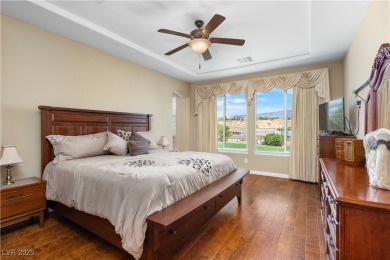 This single-level 3-bedroom, 2.5-bathroom home with a den, built on Wolf Creek At Paradise Canyon in Nevada - for sale on GolfHomes.com, golf home, golf lot