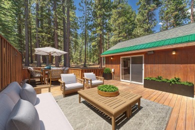 Nestled in the serene embrace of Tahoe Donner, this delightful on Tahoe Donner Golf Course in California - for sale on GolfHomes.com, golf home, golf lot