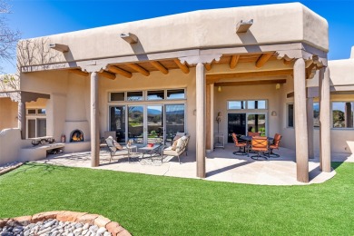 Lovely and elegant 3800 square foot adobe home with 3 bedrooms on The Club At Las Campanas  in New Mexico - for sale on GolfHomes.com, golf home, golf lot