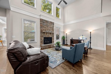 This spacious 6,785 square foot home with 5 bedrooms, 5 full on Hasentree Club in North Carolina - for sale on GolfHomes.com, golf home, golf lot
