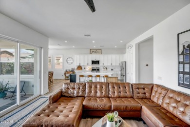 Step into timeless elegance in this stunning 2021 Craftsman home on Verrado Golf Club - Victory in Arizona - for sale on GolfHomes.com, golf home, golf lot