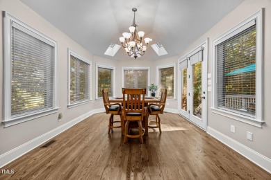 This spacious 6,785 square foot home with 5 bedrooms, 5 full on Hasentree Club in North Carolina - for sale on GolfHomes.com, golf home, golf lot
