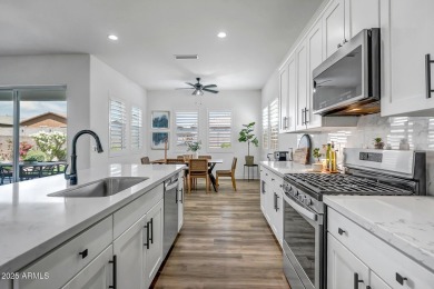 Step into timeless elegance in this stunning 2021 Craftsman home on Verrado Golf Club - Victory in Arizona - for sale on GolfHomes.com, golf home, golf lot