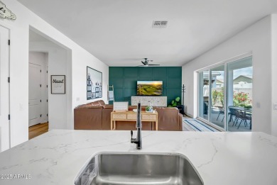 Step into timeless elegance in this stunning 2021 Craftsman home on Verrado Golf Club - Victory in Arizona - for sale on GolfHomes.com, golf home, golf lot