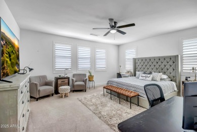 Step into timeless elegance in this stunning 2021 Craftsman home on Verrado Golf Club - Victory in Arizona - for sale on GolfHomes.com, golf home, golf lot