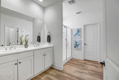 Step into timeless elegance in this stunning 2021 Craftsman home on Verrado Golf Club - Victory in Arizona - for sale on GolfHomes.com, golf home, golf lot