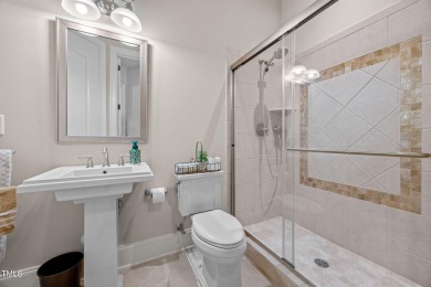 This spacious 6,785 square foot home with 5 bedrooms, 5 full on Hasentree Club in North Carolina - for sale on GolfHomes.com, golf home, golf lot