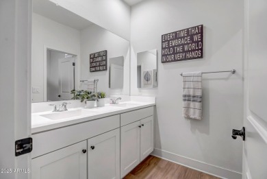 Step into timeless elegance in this stunning 2021 Craftsman home on Verrado Golf Club - Victory in Arizona - for sale on GolfHomes.com, golf home, golf lot