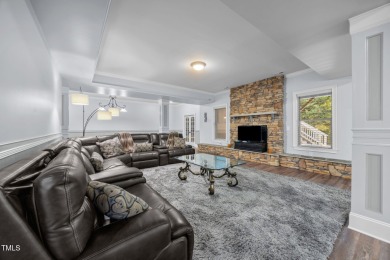 This spacious 6,785 square foot home with 5 bedrooms, 5 full on Hasentree Club in North Carolina - for sale on GolfHomes.com, golf home, golf lot