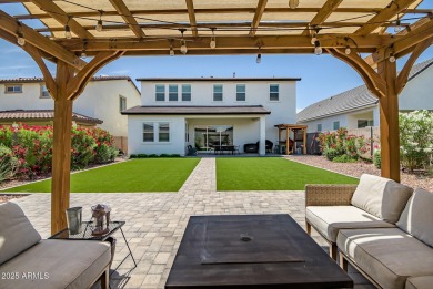 Step into timeless elegance in this stunning 2021 Craftsman home on Verrado Golf Club - Victory in Arizona - for sale on GolfHomes.com, golf home, golf lot