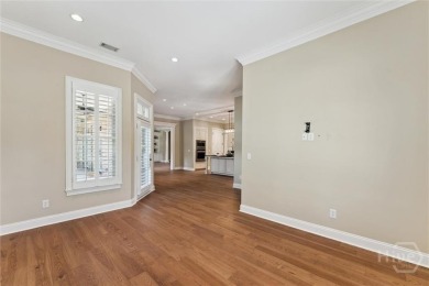 Step into timeless elegance in this beautifully crafted brick on Savannah Quarters Country Club in Georgia - for sale on GolfHomes.com, golf home, golf lot