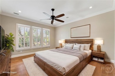 Step into timeless elegance in this beautifully crafted brick on Savannah Quarters Country Club in Georgia - for sale on GolfHomes.com, golf home, golf lot