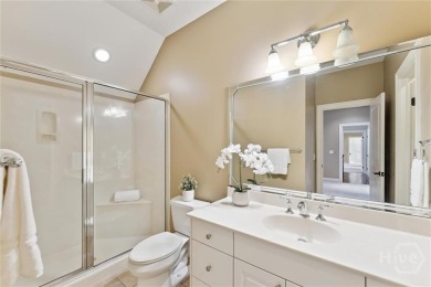 Step into timeless elegance in this beautifully crafted brick on Savannah Quarters Country Club in Georgia - for sale on GolfHomes.com, golf home, golf lot