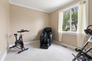 This very spacious 5-bedroom home, situated on a premium, fenced on Carillon Lakes 3 Hole Course in Illinois - for sale on GolfHomes.com, golf home, golf lot