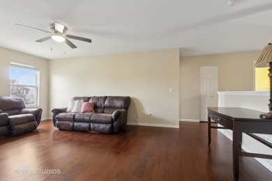 This very spacious 5-bedroom home, situated on a premium, fenced on Carillon Lakes 3 Hole Course in Illinois - for sale on GolfHomes.com, golf home, golf lot