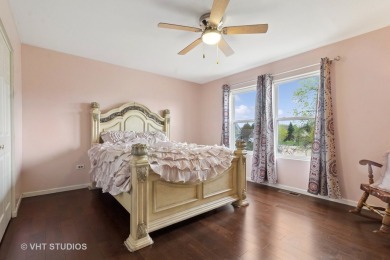 This very spacious 5-bedroom home, situated on a premium, fenced on Carillon Lakes 3 Hole Course in Illinois - for sale on GolfHomes.com, golf home, golf lot