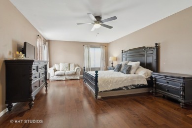 This very spacious 5-bedroom home, situated on a premium, fenced on Carillon Lakes 3 Hole Course in Illinois - for sale on GolfHomes.com, golf home, golf lot