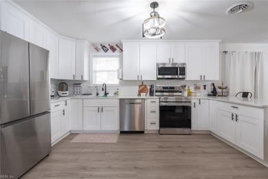 Beautifully updated brick ranch in the desirable Elizabeth Manor on Elizabeth Manor Golf and Country Club in Virginia - for sale on GolfHomes.com, golf home, golf lot