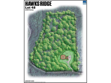 BEAUTIFUL LAKE AND GOLF COURSE HOMESITE WITH VIEW OF THE on Hawks Ridge Golf Club in Georgia - for sale on GolfHomes.com, golf home, golf lot