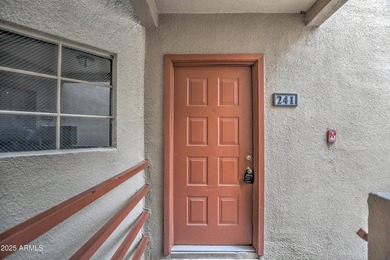 Enter to find living room w/vaulted ceilings flooded with on Stonecreek Golf Club in Arizona - for sale on GolfHomes.com, golf home, golf lot