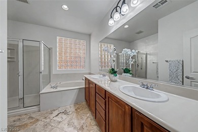 Sweeping Strip, City & Mountain Views create a dramatic backdrop on Revere Golf Club in Nevada - for sale on GolfHomes.com, golf home, golf lot