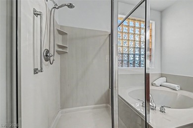 Sweeping Strip, City & Mountain Views create a dramatic backdrop on Revere Golf Club in Nevada - for sale on GolfHomes.com, golf home, golf lot