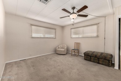 Enjoy resort living in this charming home located on a quiet on Fountain of the Sun Country Club in Arizona - for sale on GolfHomes.com, golf home, golf lot