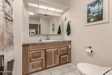 Enjoy resort living in this charming home located on a quiet on Fountain of the Sun Country Club in Arizona - for sale on GolfHomes.com, golf home, golf lot