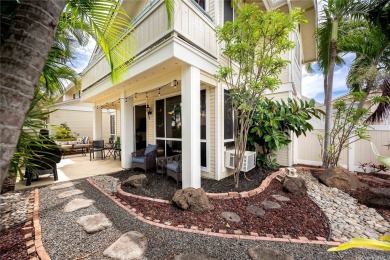 Behind the gates of The Arbors this ground floor townhome pairs on Ewa Villages Golf Course in Hawaii - for sale on GolfHomes.com, golf home, golf lot