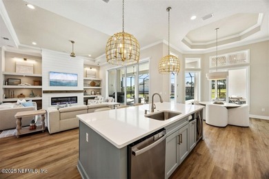 Step inside this stunning Egret V by ICI Homes, offering 4 on Amelia National Golf and Country Club in Florida - for sale on GolfHomes.com, golf home, golf lot