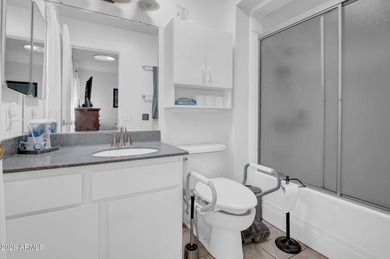 The inside features of this home include no popcorn ceilings on Sun City Lakes West and East in Arizona - for sale on GolfHomes.com, golf home, golf lot