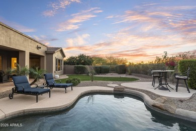 Impeccably maintained and showcasing true pride of ownership on Sanctuary Golf Course At WestWorld in Arizona - for sale on GolfHomes.com, golf home, golf lot