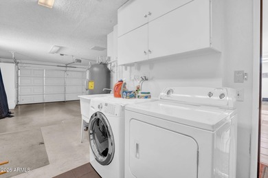 The inside features of this home include no popcorn ceilings on Sun City Lakes West and East in Arizona - for sale on GolfHomes.com, golf home, golf lot