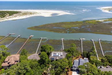 Modern elegance with stunning vistas that include not only Capn on The Seabrook Island Club in South Carolina - for sale on GolfHomes.com, golf home, golf lot