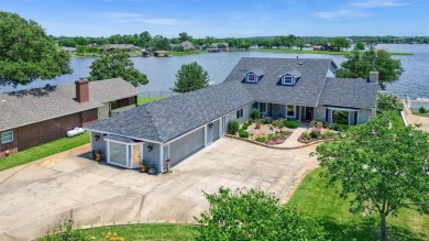 Lakefront living at its very best! Spectacular lake views on Lake Kiowa Golf Course in Texas - for sale on GolfHomes.com, golf home, golf lot