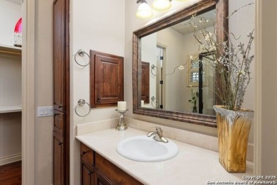 This stunning 2,839 sqft single story home, nestled within the on The Dominion Country Club in Texas - for sale on GolfHomes.com, golf home, golf lot