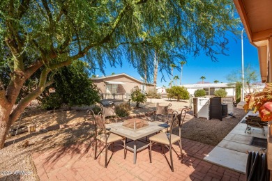 This meticulously maintained corner-lot manufactured home offers on Apache Creek Golf Club in Arizona - for sale on GolfHomes.com, golf home, golf lot