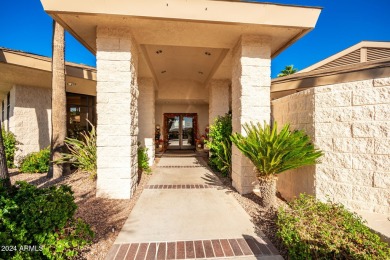 This meticulously maintained corner-lot manufactured home offers on Apache Creek Golf Club in Arizona - for sale on GolfHomes.com, golf home, golf lot