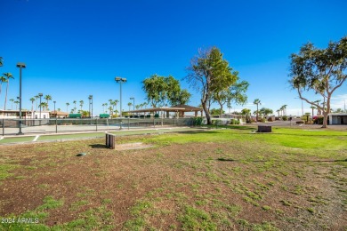 This meticulously maintained corner-lot manufactured home offers on Apache Creek Golf Club in Arizona - for sale on GolfHomes.com, golf home, golf lot