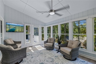 Newly renovated with stunning seasonal lake and sunset views on Keowee Key Golf and Country Club in South Carolina - for sale on GolfHomes.com, golf home, golf lot